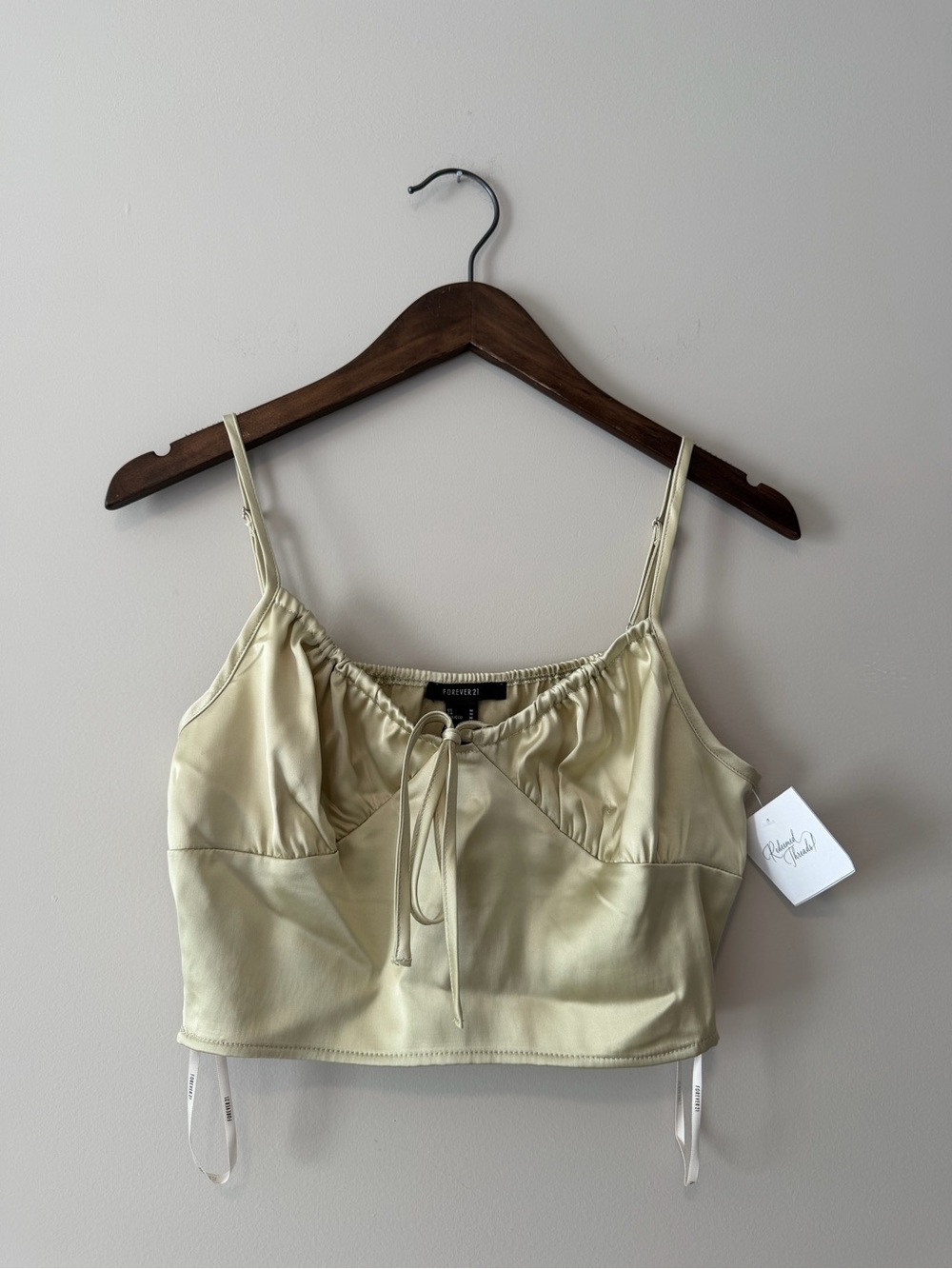forever 21 satin tank top